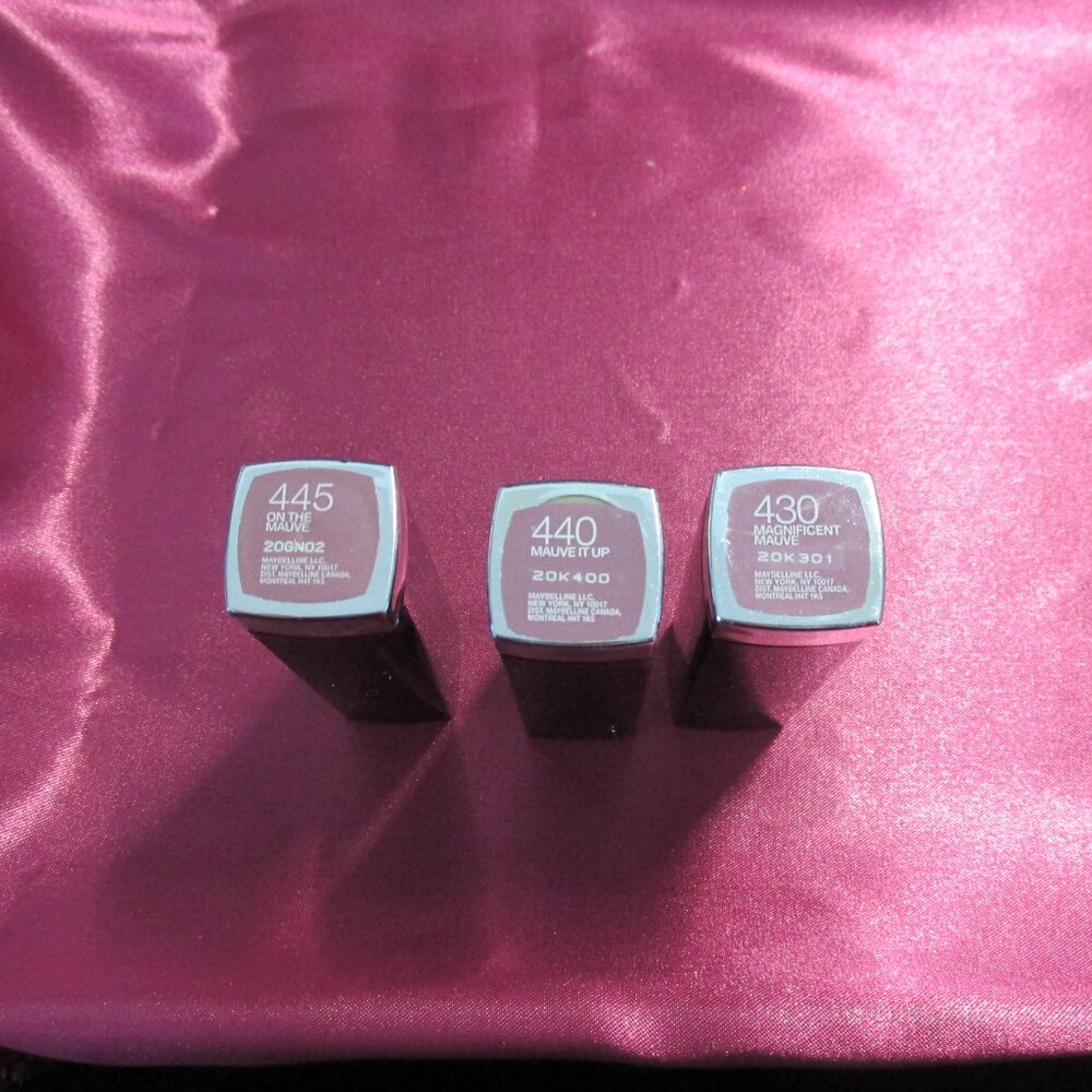 Maybelline Color Sensational Cream Finish Lipsticks (Lot of 3) NWOT (Box) - Picture 2 of 2